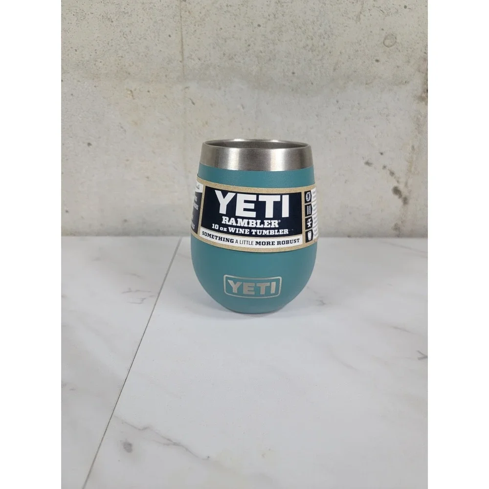 YETI‎ Rambler 10 oz Wine Tumbler River Green Retired Color No Lid